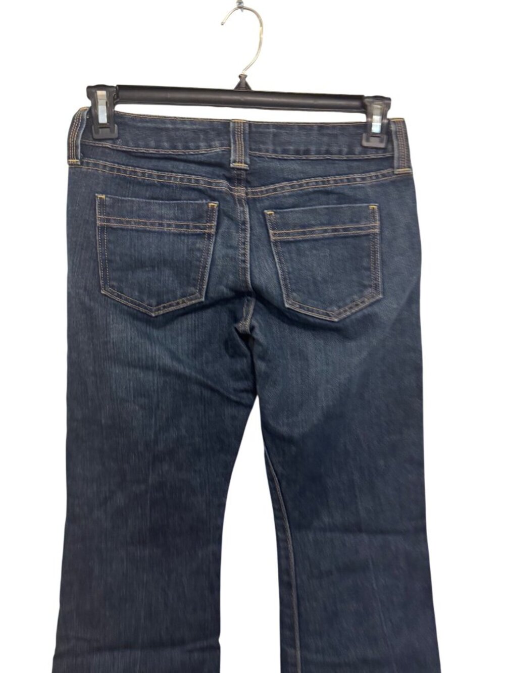 Gap Curvy Flare Dark Wash Denim Jeans Size 2 Ankle Mid Rise Bootcut Women’s - Picture 6 of 7